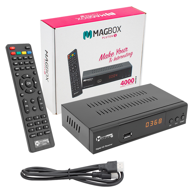 Magbox Pluton S Tkgs`Li Yeni Model Kasalı Full Hd Uydu Alıcısı (Scart+Hd)(Hdmı Kablo Dahil) Magbox Pluton S Tkgs`Li Yeni Model Kasalı Full Hd Uydu Alıcısı (Scart+Hd)(Hdmı Kablo Dahil)