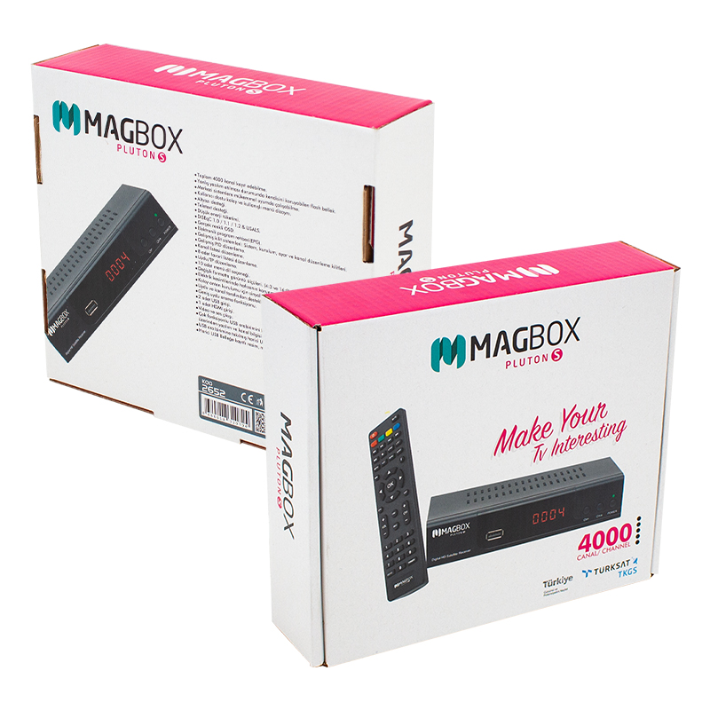 Magbox Pluton S Tkgs`Li Yeni Model Kasalı Full Hd Uydu Alıcısı (Scart+Hd)(Hdmı Kablo Dahil) Magbox Pluton S Tkgs`Li Yeni Model Kasalı Full Hd Uydu Alıcısı (Scart+Hd)(Hdmı Kablo Dahil)