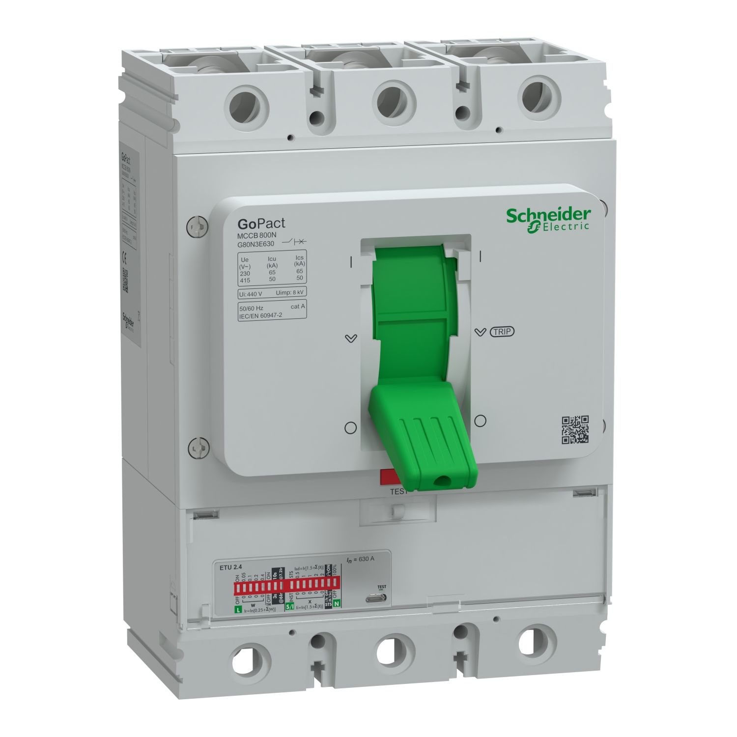 Schneider Gopact Mccb 800N 3P3D 630A Elektronik AçMa Üniteli Schneider Gopact Mccb 800N 3P3D 630A Elektronik AçMa Üniteli