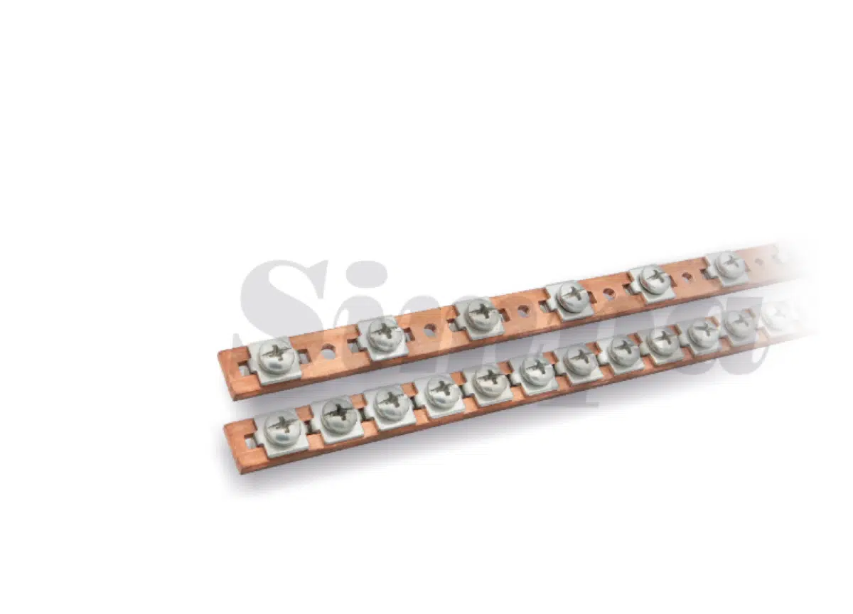 Simpa KUB-2,0/61 Nötr Topraklama Barası 61 Vida 2 X 15mm - 10 Adet 
