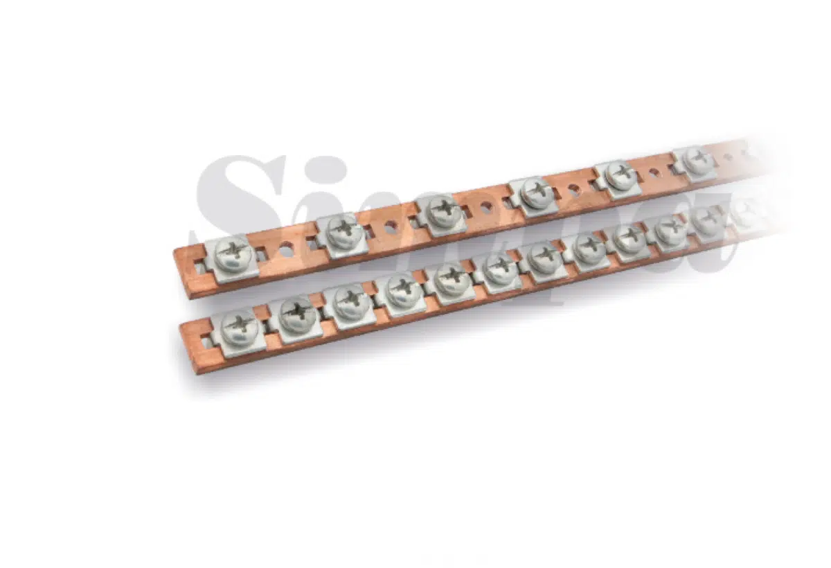 Simpa KUB-2,0/61 Nötr Topraklama Barası 61 Vida 2 X 15mm - 5 Adet 