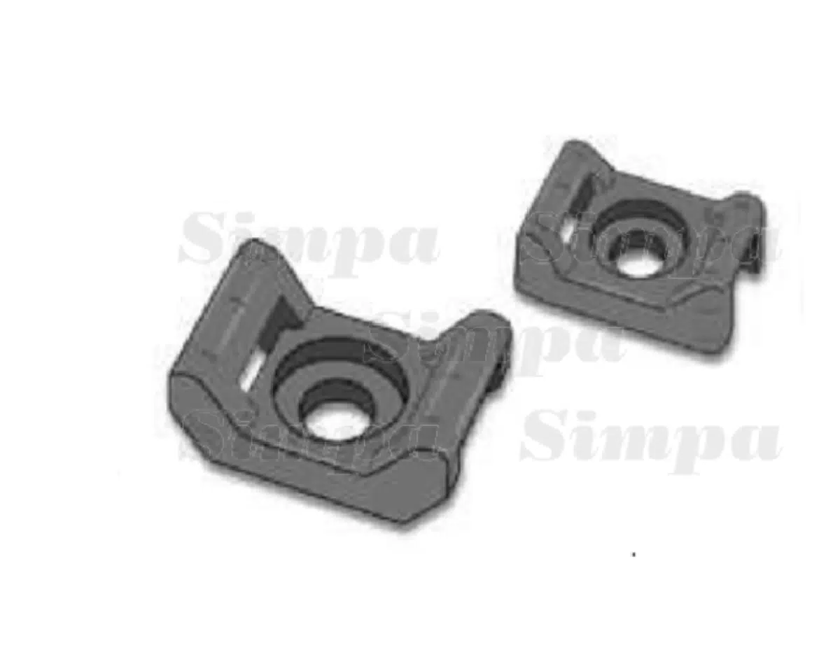 Simpa SP-VKS-1 Vidalı Kroşe,16x10,5 Siyah,100 Adet 